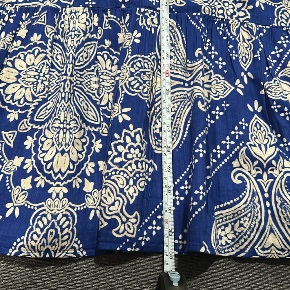 NWT H&M Ikat Paisley Dress Size M - Picture 8 of 12
